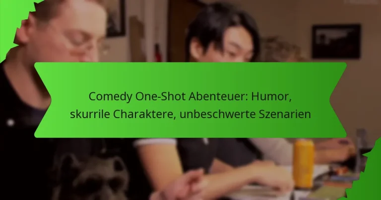 Comedy One-Shot Abenteuer: Humor, skurrile Charaktere, unbeschwerte Szenarien