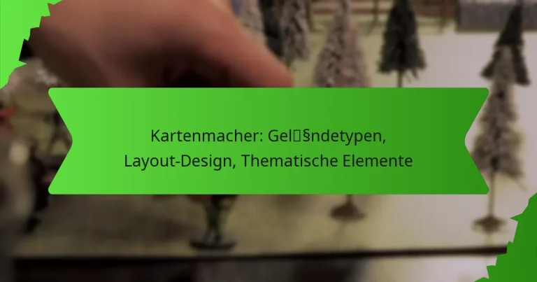 Kartenmacher: Geländetypen, Layout-Design, Thematische Elemente