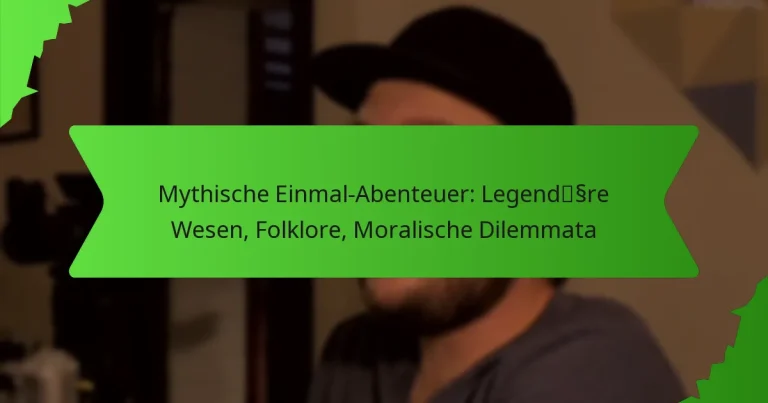 Mythische Einmal-Abenteuer: Legendäre Wesen, Folklore, Moralische Dilemmata