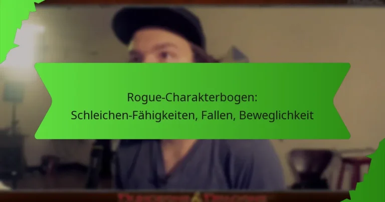 Rogue-Charakterbogen: Schleichen-Fähigkeiten, Fallen, Beweglichkeit